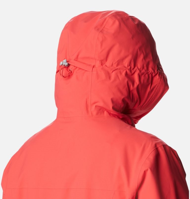 Women's Columbia Omni-Tech Ampli-Dry Shell Jackets Red | Plus Size CA-H4A38